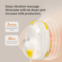 Tire-lait électrique portable mains libres, qualité hospitalière, aspiration puissante 300 mmHg, massage par vibration avec application Bluetooth