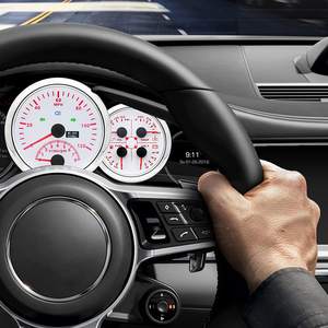 Tachimetro GPS 2 in 1 con Contagiri, Indicatore Livello Carburante, Temperatura <span class=keywords><strong>Acqua</strong></span>, Pressione Olio, Voltaggio 4 in 1 per Auto Barca <span class=keywords><strong>Marina</strong></span> (Bianco) - Product Image 6