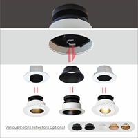 Spot LED Encastrable Moderne Sans Cadre pour Bureau à Domicile, Facile à Rénover, Plafonnier en Surface avec Corps de Lampe Encastré en Aluminium, Origine Guangdong