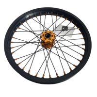 Ensemble de roue avant à rayons 17*1.6 Supermoto avec jante en aluminium, pour la conversion et l'amélioration de la performance en conduite urbaine sur moto électrique tout-terrain Light Bee