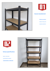 Heißer Verkauf: Fabrik-Metallregal ohne Schrauben, Metallregalsystem, <span class=keywords><strong>Eckregal</strong></span> mit MDF-Holz, verstellbares Lagerregal mit hoher Kapazität für den Lagergebrauch - Product Image 5