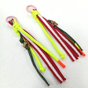Colorful Keychain With <b>Braided</b> Rope <b>Beads</b> And Soccer Ball Charm For Mobile Phone Straps Mixed Colors - Product Image 4