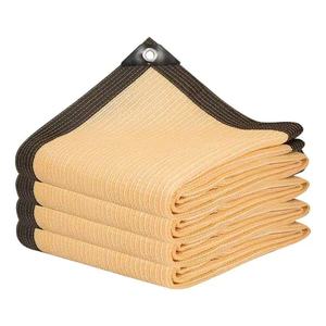 ผ้าใบกันแดดสีเบจแบบสี่เหลี่ยมจัตุรัส ขนาด 4x5 เมตร ความหนาแน่น 160-180 กรัม/ตร.ม. ผลิตจาก HDPE คุณภาพสูง สำหรับใช้งานกลางแจ้ง แบบทอ ไม่เคลือบผิว - Product Image 3