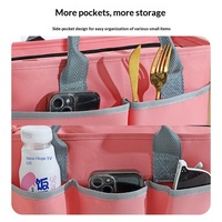 Sac isotherme pour aliments avec poignées de transport robustes, intérieur spacieux pour les déjeuners au bureau, les sorties en famille et les repas en plein air