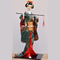Vente en gros 55cm poupées Kabuki japonaises Geisha Kimono fille Statue nouveauté Figurine de collection pour la décoration de bureau à domicile