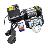 Entrepôt de haute qualité utiliser treuil électrique bateau voiture camion ATV/UTV 500 lb Pull Auto 12V 24V 48V petit treuil électrique