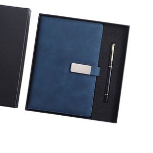 Cuaderno de Cuero Suave A5 de Alta Calidad al por Mayor con Bolígrafo para Hombre, Juego de Regalo de Cuaderno y Bolígrafo con Logotipo Personalizado - Product Image 4