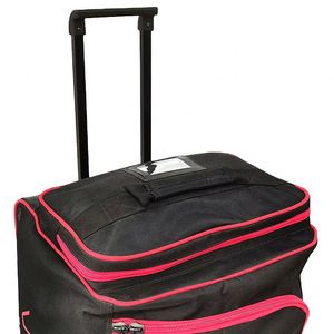 BSCI Factory High Quality Multifunctional Polyester Rolling Duffel <b>Bag</b> Travel <b>Luggage</b> Ice Hockey Trolley <b>Bag</b> <b>with</b> <b>Wheels</b> - Product Image 5