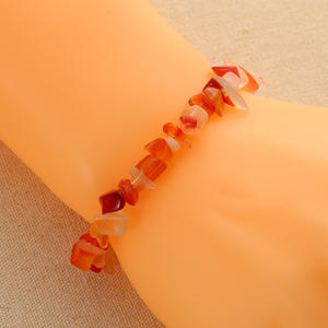 도매 불규칙한 천연 자갈 돌 크리스탈 비즈 팔찌 치유 보석 팔찌 보헤미안 보석 - Product Image 3