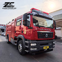 Truk Pemadam Kebakaran Sitrak 4x2 Model Terbaru, Truk Pemadam Kebakaran Berizin CCC untuk Penanggulangan Bencana Kebakaran di Daerah Pedesaan