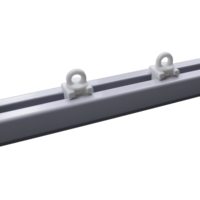 S Wave Rideau Track Accessoires Ondulation Pli Rideau Runner 54/60/80mm Rideau Rail Crochets Runner