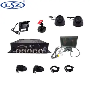 DVR Kit AHD 960P Car Cameras 4 Channels MDVR with GPS Car Security System DVR Vehicle Blackbox
