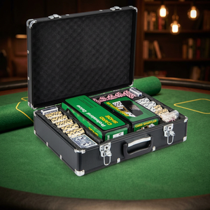 Set di 600 Fiches da Poker Nere da 14 Grammi in Argilla Claytec con Valigetta Modello D0100HPFKXY per Giocatori e Intrattenimento - Product Image 2