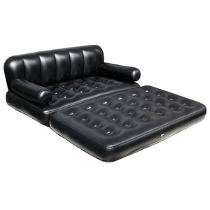 Comfortable 5 in 1 Black <strong>Air</strong> <strong>Sofa</strong> PVC Inflatable Lounger Living Room Furniture Inflatable <strong>Sofa</strong> - Product Image 3