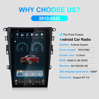Écran de style Tesla Android Navihua pour Ford Mondeo/Fusion 2013-2020 Autoradio Lecteur multimédia automobile GPS Navigation Carplay