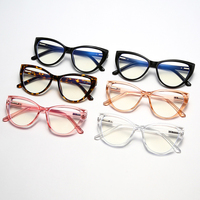 Lunettes de lumière bleue tendance, yeux de chat, lunettes d'ordinateur, Logo personnalisé, lunettes Anti-lumière bleue