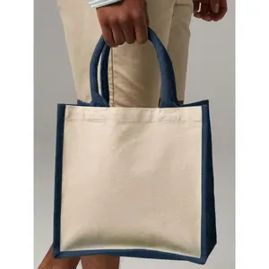 Borsa Tote Midi in Juta Shopper Printers, Merchandising Sostenibile - Product Image 1