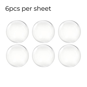 2026 Protection de porte en silicone PU, butée murale antidérapante, amortisseur de choc auto-adhésif et lavable pour poignée de porte - Product Image 5