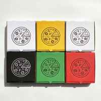 Fournisseur de boîtes à pizza en gros, emballages en carton, conception personnalisée, emballage imprimé, boîtes à pizza en vrac bon marché avec votre propre logo