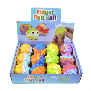 Balles anti-stress 3D Pop Party, jouets sensoriels de décompression, balles à presser pour enfants et personnes autistes, en silicone - Product Image 5