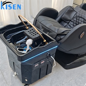 KISEN Fauteuil de lavage capillaire portable électrique avec vapeur, pour spa japonais et massage thaïlandais, avec lavabo intégré pour thérapie aquatique - Product Image 6