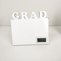 Cadre photo par sublimation, 7 pouces, horloge numérique, populaire, nouveau 2020, feutre créatif, en cadeau