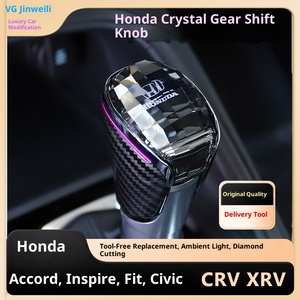<span class=keywords><strong>Pommeau</strong></span> <span class=keywords><strong>de</strong></span> levier <span class=keywords><strong>de</strong></span> vitesses en cristal lumineux LFGY pour Accord Civic CRV XRV, kit <span class=keywords><strong>de</strong></span> modification pour transmission <span class=keywords><strong>automatique</strong></span> - Product Image 5