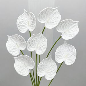 Arreglo de Flores Artificiales de Anturio con Tacto Realista en PU para Decoración del Hogar, Día de la Madre, Navidad, Año Nuevo, Halloween, Regreso a Clases - Product Image 2
