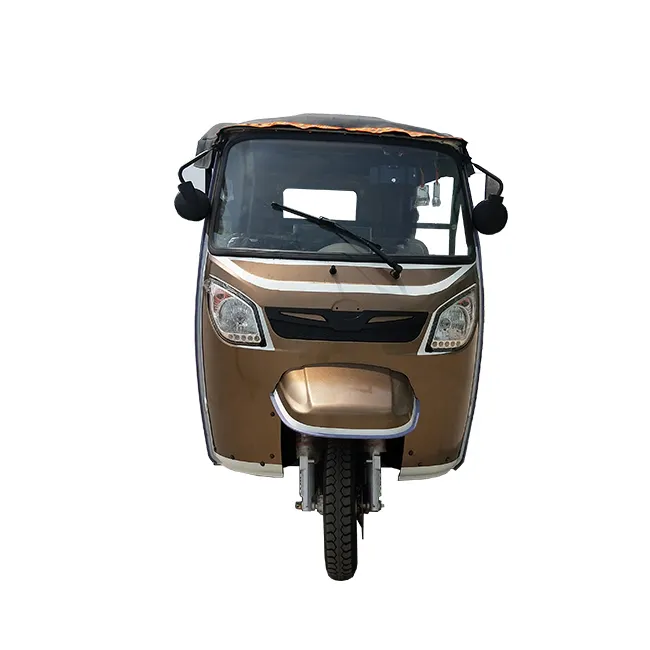 Sepeda motor kargo tiga roda 150cc/200cc/250cc/sepeda roda tiga penumpang/roda tiga dengan taksi tempat duduk baris ganda Tiongkok
