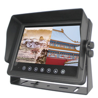Moniteur LCD 10 pouces avec cadre métallique, étanche IP69, robuste, pour bus, camion, bateau