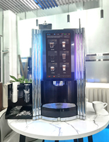 MACAS M-TT-ES-4C Mesin Espresso/Cappuccino/Latte Kelas Komersial Layar Sentuh 15.6 inci Pompa Magnetik Tekanan 9 Bar Dapat Diprogram