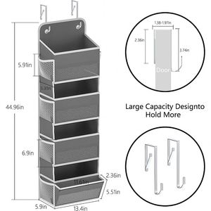 Hot Selling <b>Storage</b> <b>Bag</b> Non-woven Fabric <b>Large</b> Capacity Hanging Organizer <b>Storage</b> <b>Bag</b> With Mesh Pocket - Product Image 3