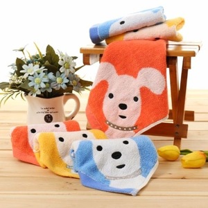 Toallas de Mano para Niños de Algodón Puro, 30x30 cm, Diseño Jacquard de Cachorro, Absorbentes, Suaves para la Piel, Toalla Rectangular para Uso en el Baño Infantil - Product Image 3