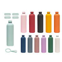 Logo personnalisé 350/500/750/1000 ml Bouteilles d'eau isolées sous vide en acier inoxydable à double paroi pour la rentrée des classes pour les sports de plein air