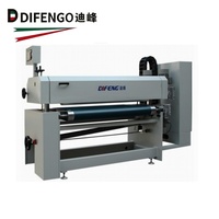 Machine de revêtement à rouleaux UV de précision intelligente à double rouleau pour le travail du bois
