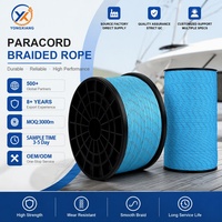Cordon de parachute réfléchissant 550 Paracord Type III, corde utilitaire de 250 pieds pour la survie, le camping, l'artisanat, le bricolage, les activités de plein air, OEM, sur mesure, en gros
