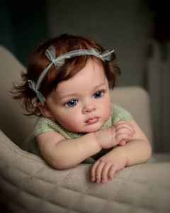 Nuova alta qualità 60Cm completato In foto bambole rinate bambina mano con genesi vernice 3D bambola di pelle - Product Image 3