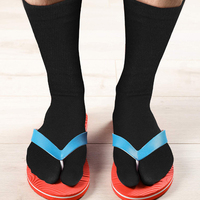 Chaussettes décontractées, mode, amusantes, en coton mélangé de qualité supérieure, chaussettes à deux orteils