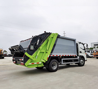 Camion compacteur de déchets municipaux JAC 8 m³ à haute compression, 4x2 diesel, chargement arrière pour la collecte des déchets urbains
