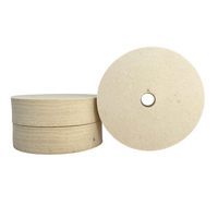 Disque de polissage en feutre de laine haute densité, dureté moyenne, personnalisable OEM pour une finition de surface de précision