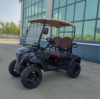 Kereta Golf elektrik 4X4 Cina 2 tempat duduk elektrik dengan baterai Lithium Off Road