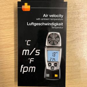 Original Novo Bolso <span class=keywords><strong>Rotary</strong></span> <span class=keywords><strong>Vane</strong></span> Anemômetro Testto 410-1 Medidor de Velocidade do Ar - Product Image 6