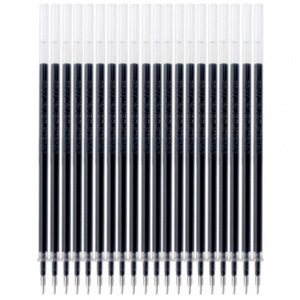 Deli Gel Pen Refill 0.5Mm Black Standard Bullet Tip 20 Pack - Product Image 1