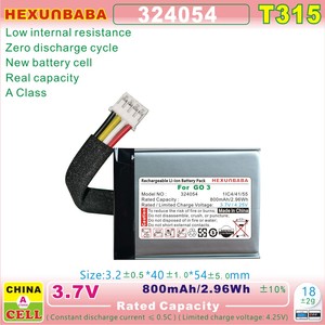 Batería de polímero de iones de litio GSP383562 324054 de <span class=keywords><strong>3</strong></span>.7V y 800mAh para altavoz <span class=keywords><strong>JBL</strong></span> <span class=keywords><strong>GO</strong></span> <span class=keywords><strong>3</strong></span> <span class=keywords><strong>GO3</strong></span> 1ICP4/41/55 T315 - Product Image 3