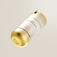 Vente en gros de flacons pompe sans air AS de 50 ml avec interrupteur, design à fond rond pour l'emballage cosmétique