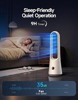 Ventilateur tour sans pales intelligent Tuya, contrôlé par application, avec circulation d'air pour la pièce