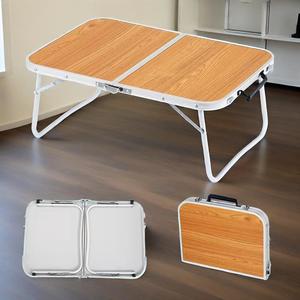 Outdoor Mini Portable Folding Wood Aluminum Camping <strong>Table</strong> - Product Image 1