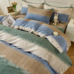 Ensemble de literie en coton de haute qualité de Chine draps 4-en-1 oreiller drap de lit en coton <span class=keywords><strong>Queen</strong></span> <span class=keywords><strong>size</strong></span> - Product Image 4