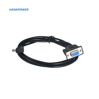 Mini USB macho a DB9 hembra, convertidor de Cable de serie RS232 de 90 grados