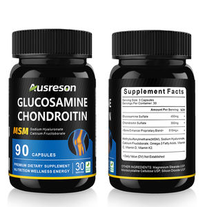 Cápsulas de Glucosamina Ausreson OEM <span class=keywords><strong>Msm</strong></span>, Suplementos para el Soporte de las Articulaciones, Cúrcuma, Curcumina, Glucosamina, Condroitina, Cápsulas de <span class=keywords><strong>Msm</strong></span> - Product Image 2